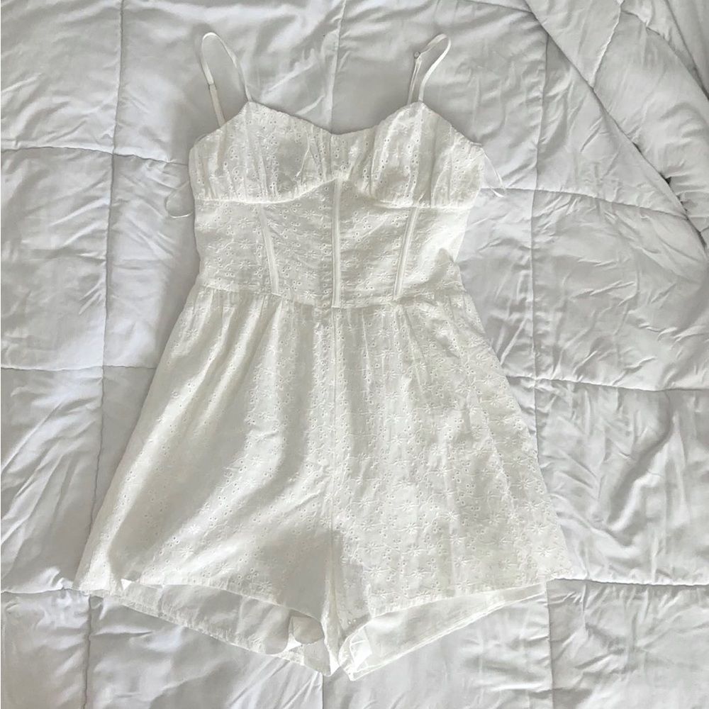 Pacsun White Eyelet Romper